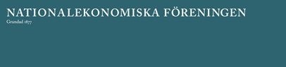 Nationalekonomiska Föreningen Nationalekonomiska Föreningen